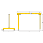 Yale TDL Gantry Crane Photo