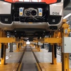 Image of Bus on Lifting System