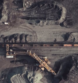 Overhead Image of Worksite for Oil and Gas Industry