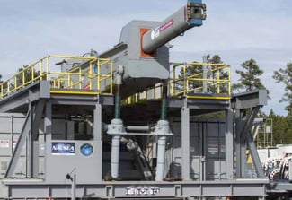 Image showing Screw Jacks in Naval Rail Gun