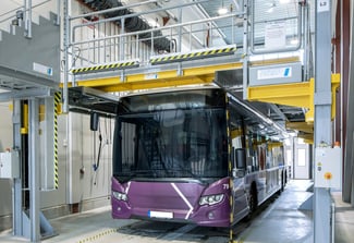 Image of Roof Working Platform on top of Bus