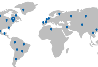 Global Map of Columbus McKinnon locations