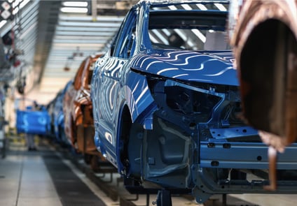 Image of Cars on Conveyor Belt 