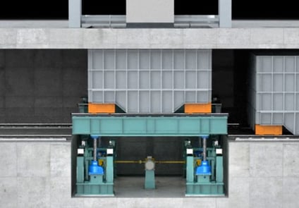 500‑ton continuous‑duty lifting system operating in a heavy industrial facility.