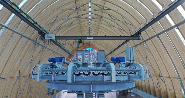 image of Maintenance Crane Systems in  Nebelhornbahn in the Allgäu Alps.