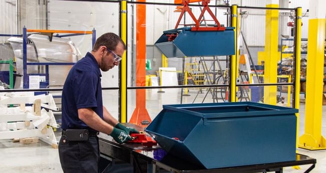 Image of man working on Chassis And Cab Manufacturing
