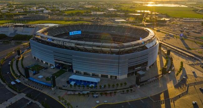Birds-eye View Image of MetLife Stadium