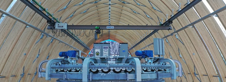 image of Maintenance Crane Systems in  Nebelhornbahn in the Allgäu Alps.