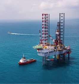 offshore oil rig