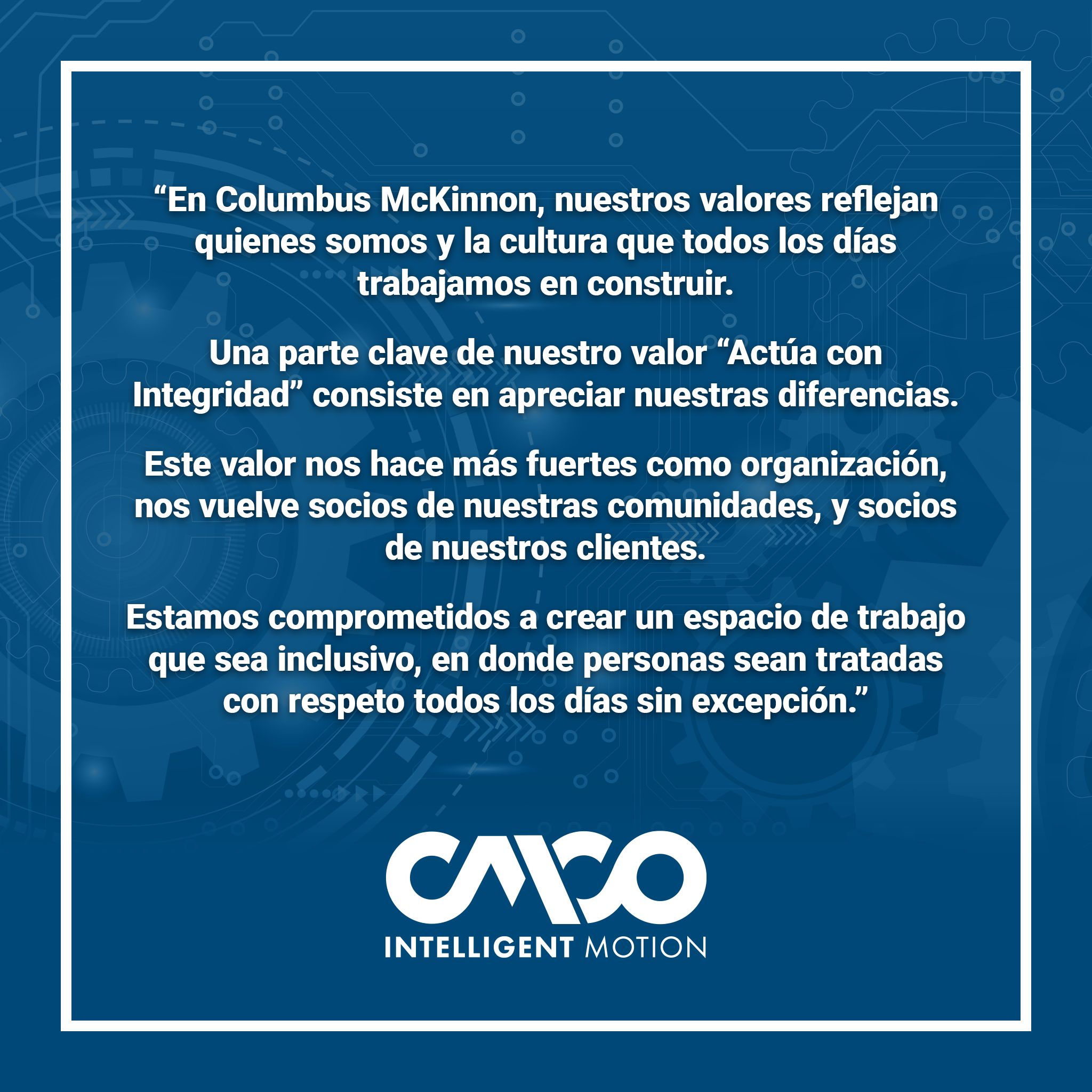 CMCO Values - ES