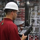 Image of a man conducting a Spectrum Analysis