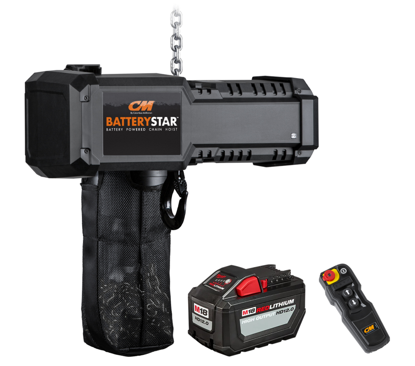 CM® BatteryStar™: The Pinnacle of Portable Hoisting