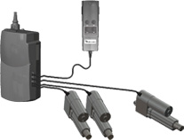 Two Synchronized - One Independent actuator controls