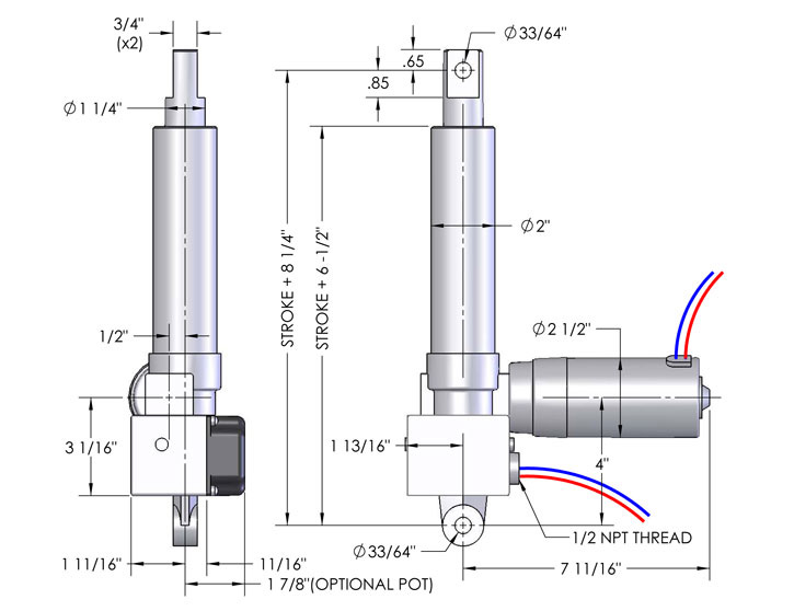 MPD Series Dimensions